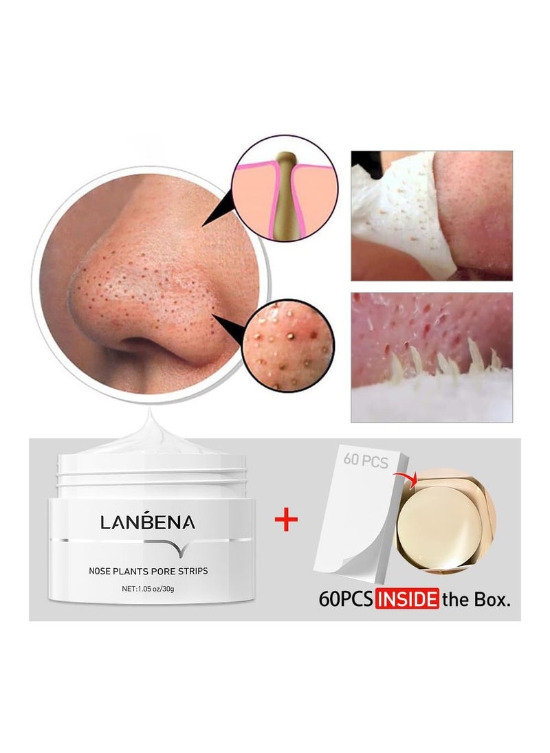 LANBENA - Nose Plants Pore Strips - 30gm - Image 1