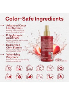 ColorProof Colorproof Volume Blow Dry Spray Primer 6.7 Fl. Oz. Volumizing Heat Protection Spray for Hair, White Nectarine Scent  - Image 2