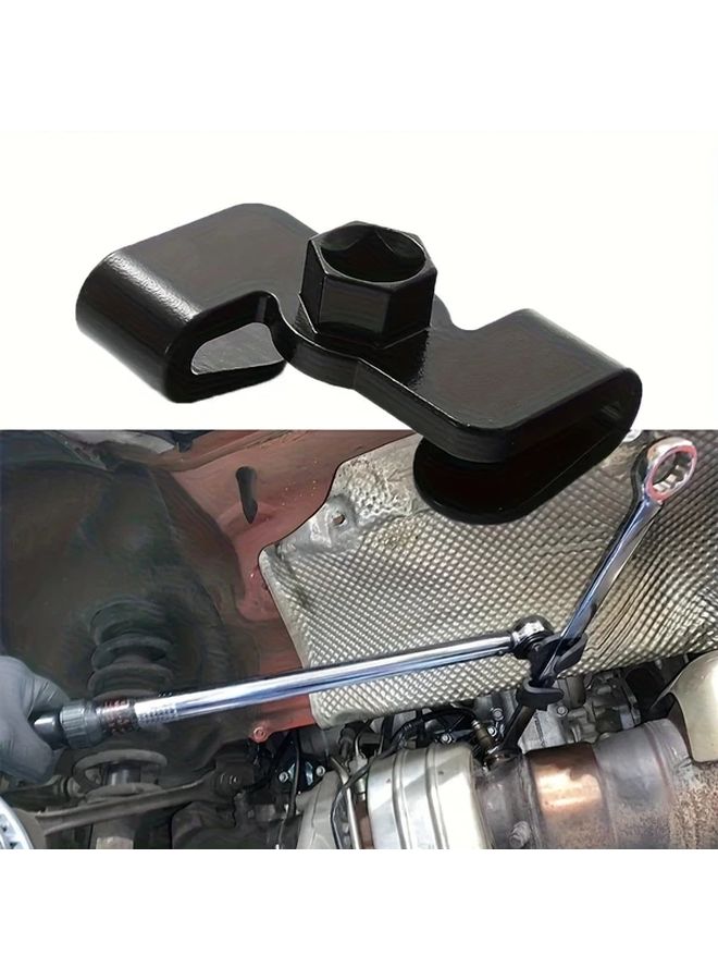 Black Universal Wrench Extension Tool 1 2 Inch Breaker Bar Extender Mechanics Leverage - Image 1