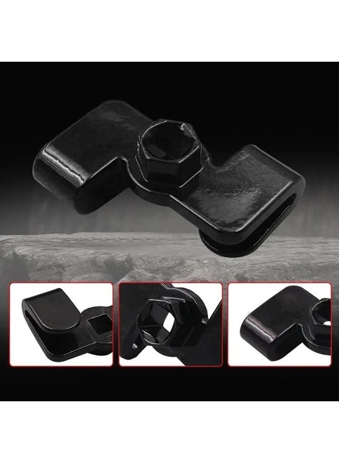 Black Universal Wrench Extension Tool 1 2 Inch Breaker Bar Extender Mechanics Leverage - Image 5