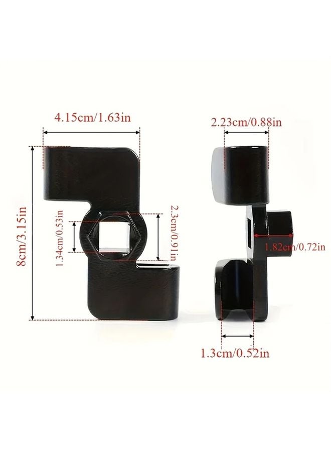 Black Universal Wrench Extension Tool 1 2 Inch Breaker Bar Extender Mechanics Leverage - Image 4