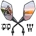 OFIG Motorcycle Mirrors OFIG ATV Mirrors with 78 Handlebar Mount Compatible with Motorcycle Scooter Moped ATV Snowmobile Polaris Sportsman Dirt Bike Cruiser Chopper - Image 2