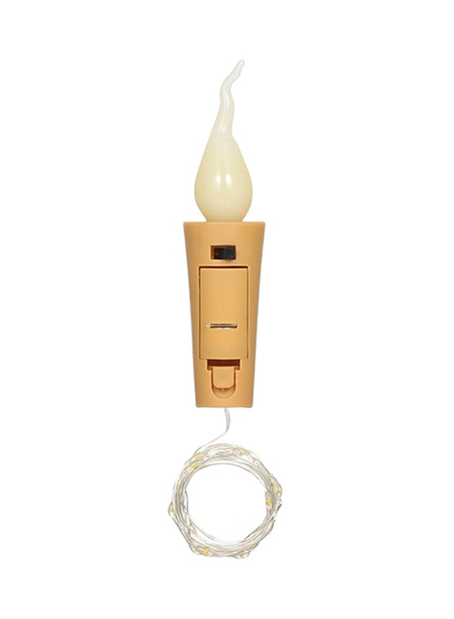 Loquat Pack Of 10 21 LED String LED Stopper Design Atmosphere Lamp White 12x6x8cm - Image 2