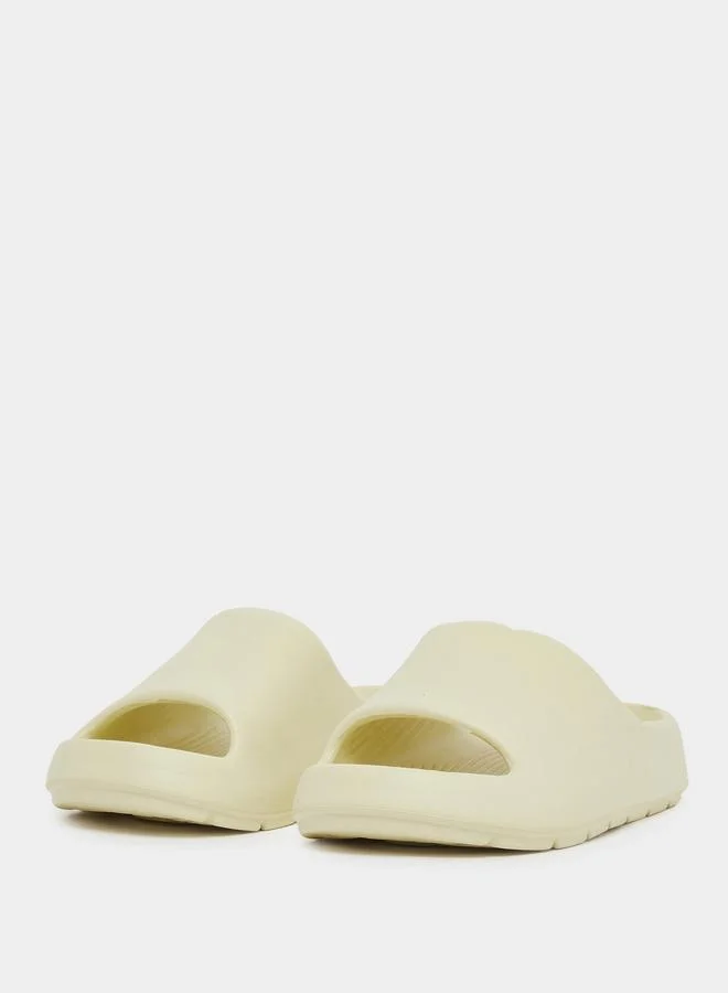Styli Styli Solid Slip-On Slippers