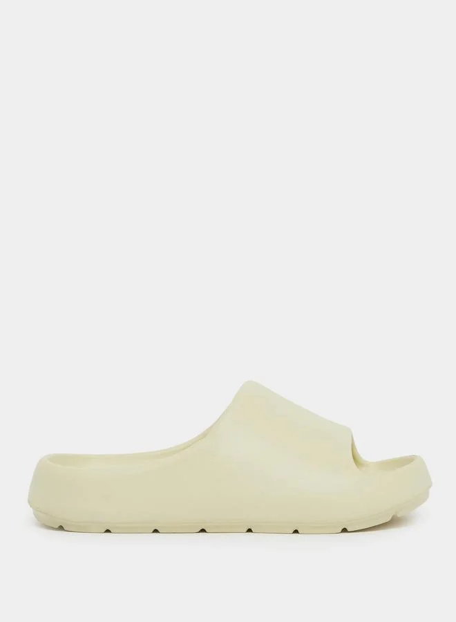 Styli Styli Solid Slip-On Slippers
