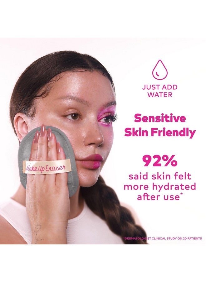 ميك أب إريزر مجموعة مزيل المكياج الأصلية، ٧ أيام، تُزيل المكياج بالكامل بالماء فقط، بما في ذلك الماسكارا المقاومة للماء، وكحل العيون، وكريم الأساس، وأحمر الشفاه، وواقي الشمس، وغيرها الكثير! ألوان محايدة من كول جال، ٧ قطع. - Image 4