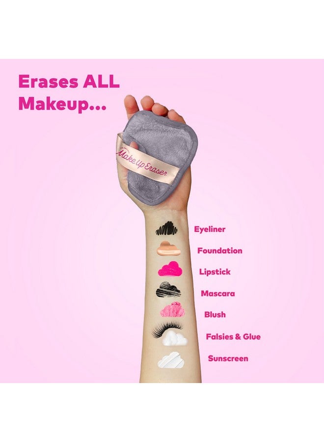 ميك أب إريزر مجموعة مزيل المكياج الأصلية، ٧ أيام، تُزيل المكياج بالكامل بالماء فقط، بما في ذلك الماسكارا المقاومة للماء، وكحل العيون، وكريم الأساس، وأحمر الشفاه، وواقي الشمس، وغيرها الكثير! ألوان محايدة من كول جال، ٧ قطع. - Image 3