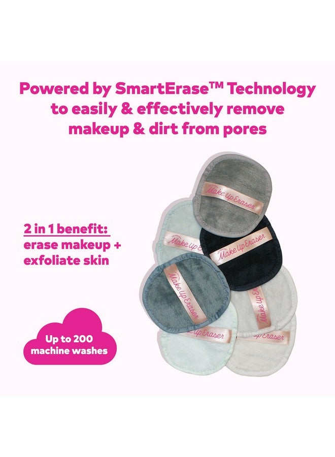 ميك أب إريزر مجموعة مزيل المكياج الأصلية، ٧ أيام، تُزيل المكياج بالكامل بالماء فقط، بما في ذلك الماسكارا المقاومة للماء، وكحل العيون، وكريم الأساس، وأحمر الشفاه، وواقي الشمس، وغيرها الكثير! ألوان محايدة من كول جال، ٧ قطع. - Image 2