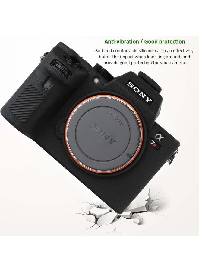 Easy Hood حافظة كاميرا لسوني ألفا A7II/A7RII/A7SII - حافظة واقية من السيليكون الناعم - أسود - Image 4