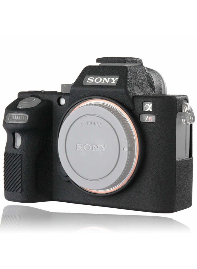 Easy Hood حافظة كاميرا لسوني ألفا A7II/A7RII/A7SII - حافظة واقية من السيليكون الناعم - أسود - Image 1