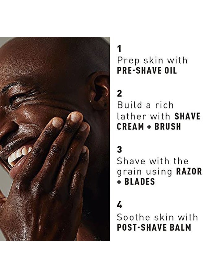Bevel Shaving Kit for Men - Includes Pre Shave Oil, Shaving Cream, and After Shave Balm, Helps Reduce Skin Irritation and Prevent Razor Bumps - Image 4