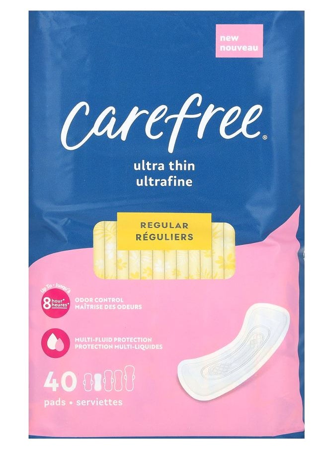 Carefree Ultra Thin Regular 40 Pads 