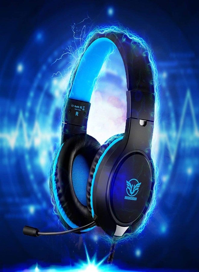 MASACEGON Gaming Headset for Xbox One, PS4, PC Lightweight Noise Cancelling Gaming Headphones with Flexible Mic for Nintendo Switch Mac Laptop iPad Smartphone - Image 5