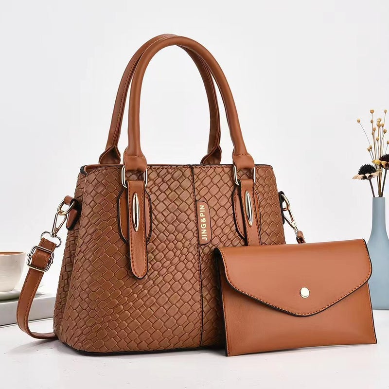 2023 New Women'S Bag Trendy Style Elegant Shoulder Messenger Bag Textured Western Style Handbag Women'S Bag - Image 1
