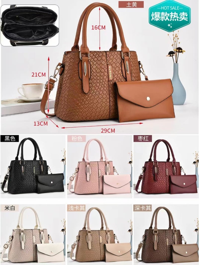 2023 New Women'S Bag Trendy Style Elegant Shoulder Messenger Bag Textured Western Style Handbag Women'S Bag - Image 2