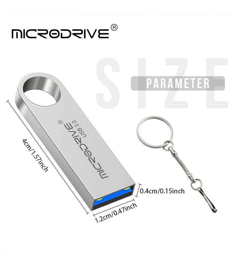 Microdrive E9 3.0 High Speed USB Flash Drive 64GB Black Multifunctional Reliable Data Storage Memory Stick - Image 2