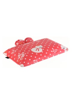 Infant and Toddler Medical Pillow - Comfortable Baby Pillow with Washable Plush Outer Cover and Colorful Colorful Pattern, Pink Decorative