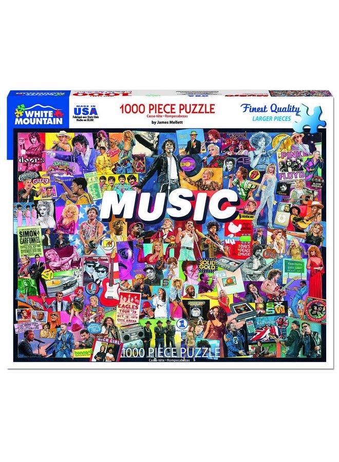 WHITE MOUNTAIN Puzzles Music 1000 Piece Jigsaw Puzzle - Image 2