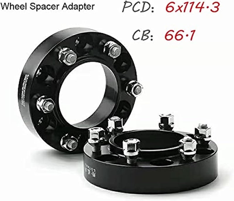 DEMULAX 2PCS Wheel Spacers for Nissan Navarra NP300 - Image 4