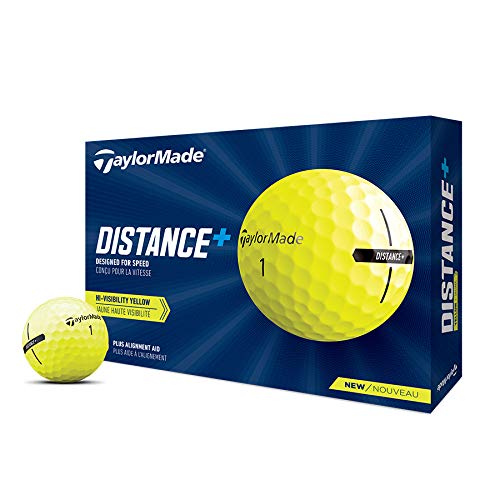 TaylorMade كرات جولف تايلور ميد 2021 تايلور ميد صفراء مسافة +، كبيرة - Image 2