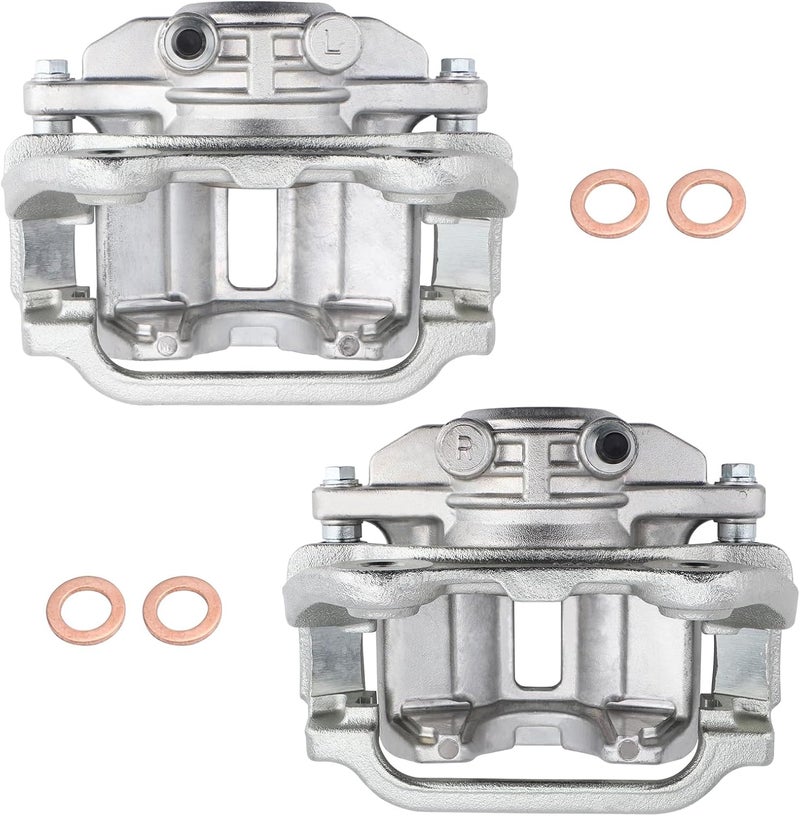 MAYASAF 18B4726 18B4727 Rear Left&Right Disc Brake Caliper Assembly for Chevy Astro 03-05/Silverado 1500 99-02/Suburban 1500/Tahoe, for GMC Safari/Sierra 1500/Yukon/Yukon XL 1500, for Cadillac DeVille - Image 1