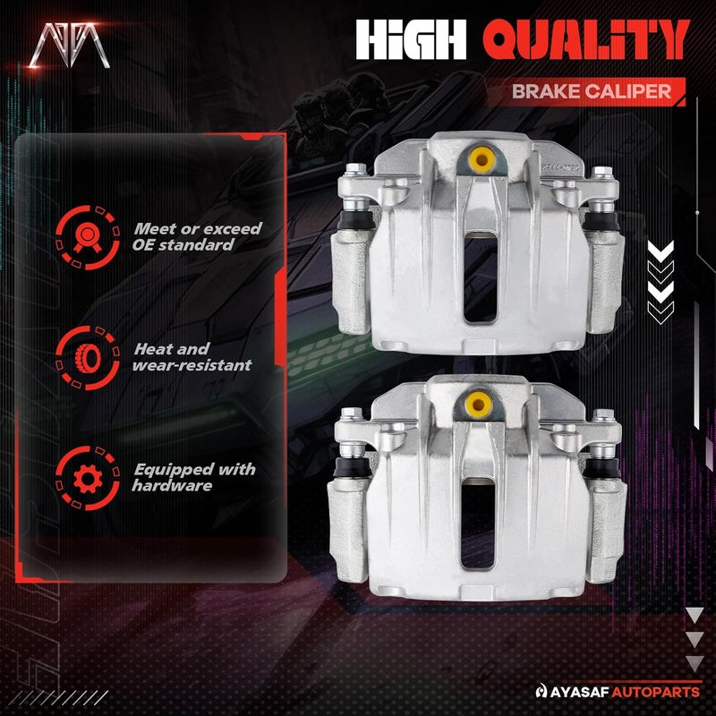MAYASAF 18B4726 18B4727 Rear Left&Right Disc Brake Caliper Assembly for Chevy Astro 03-05/Silverado 1500 99-02/Suburban 1500/Tahoe, for GMC Safari/Sierra 1500/Yukon/Yukon XL 1500, for Cadillac DeVille - Image 4
