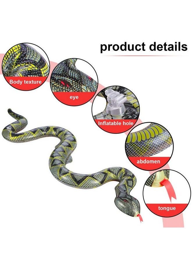 Inflatable Snake, 3Pcs Fake Snake Animal Pool Floats Blow Up Snakes For Garden Pool - pzsku/ZE1AC2AB777A2D8F522BFZ/45/_/1680819126/6b0e6a90-e70d-4504-9f6f-9aeb847156e9