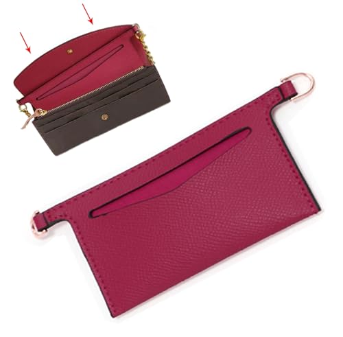 Lckaey purse accessories kit for emilie wallet -Bag accessories, lining bags, organizer inserts 3015-Fuchsia - Image 1
