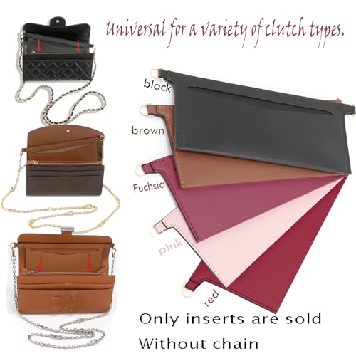 Lckaey purse accessories kit for emilie wallet -Bag accessories, lining bags, organizer inserts 3015-Fuchsia - Image 3
