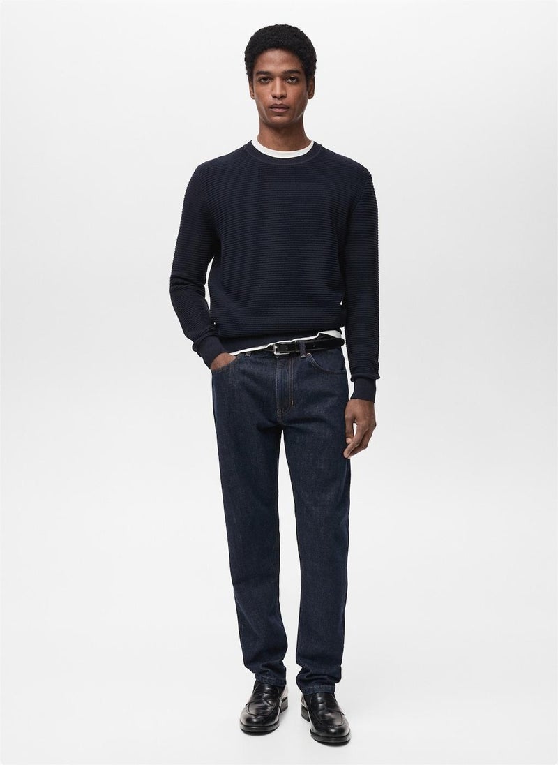 Mango Man Essential Crew Neck Sweater  - Image 5