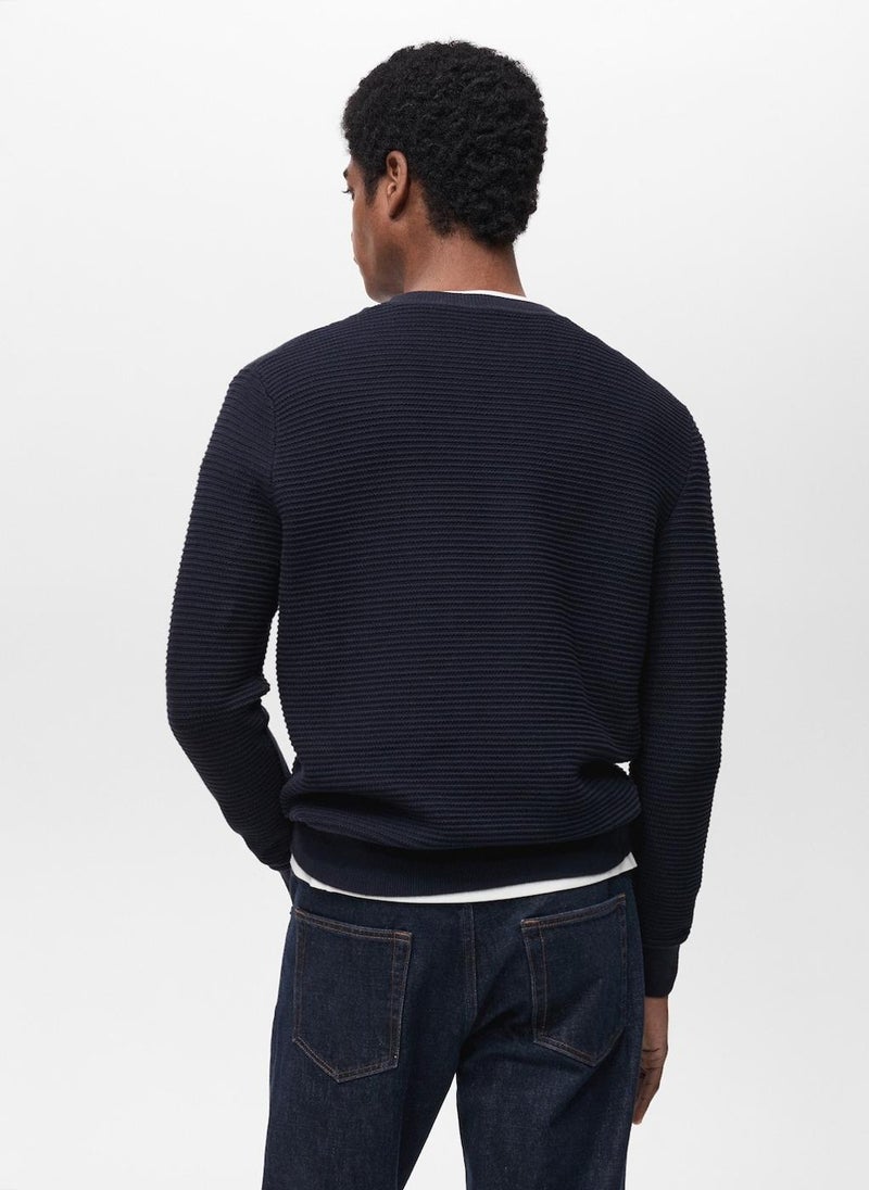 Mango Man Essential Crew Neck Sweater  - Image 2