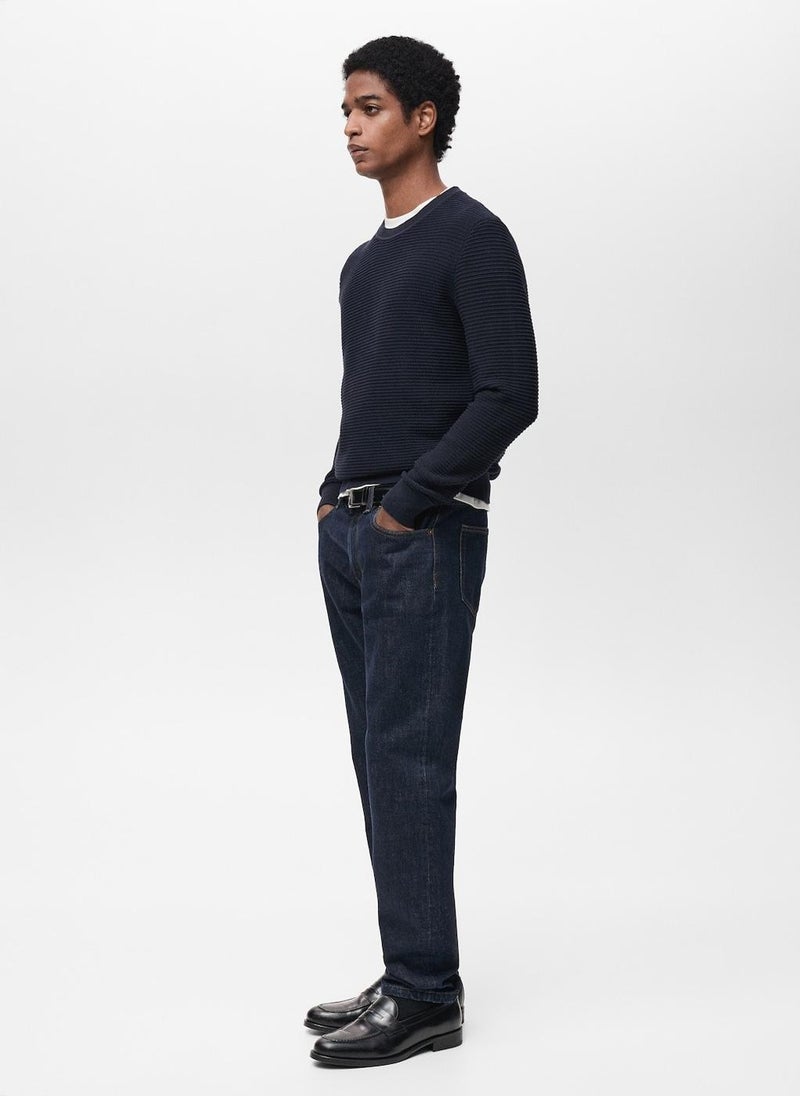 Mango Man Essential Crew Neck Sweater  - Image 4