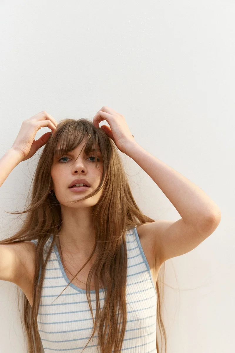 H&M Frill-trimmed vest top