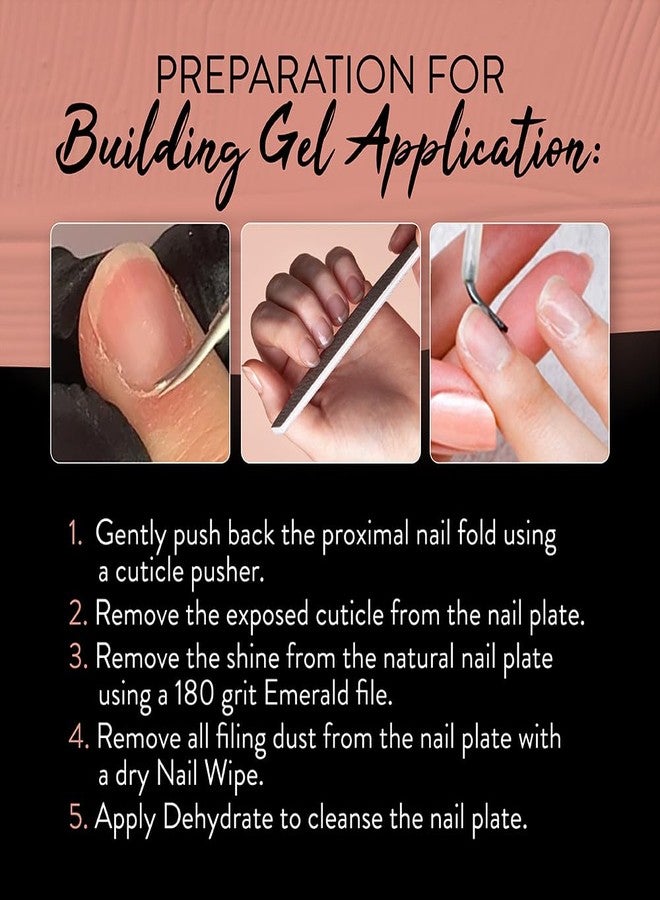 Ibd جيل بناء الأظافر IBD، نود دافئ - جل صلب لتمديد الأظافر، قابل للنقع، مقوي لبناء الأظافر، 0.5 أونصة سائلة - Image 5