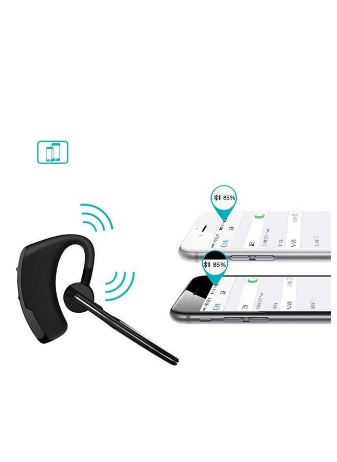 Wireless Earbuds V8 Bluetooth with Voice Control Answering for Business Single Earphone