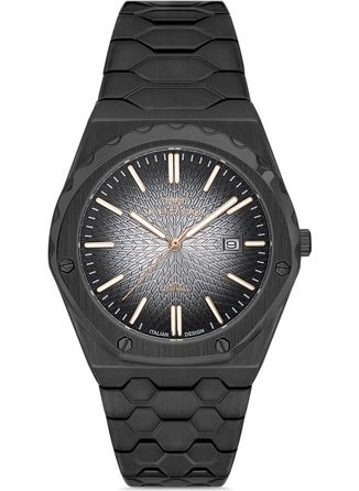 FERRO Quartz Steel Black 41 mm Men's Wristwatch  - Image 1