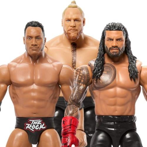 WWE أبطال رومان رينز مع حزام البطولة العالمية 6" تمثال عمل أساسي - Image 2