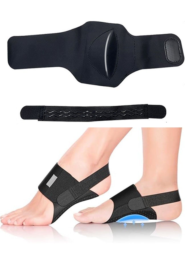 Generic 1 Pair Arch Support Braces for Plantar Fasciitis Relief, Upgraded Non Slip Wearable Arch Support, Built In Orthotics, Adjustable Bands, Gel Pads for Flat Feet High and Fallen Arch for Unisex - Image 1