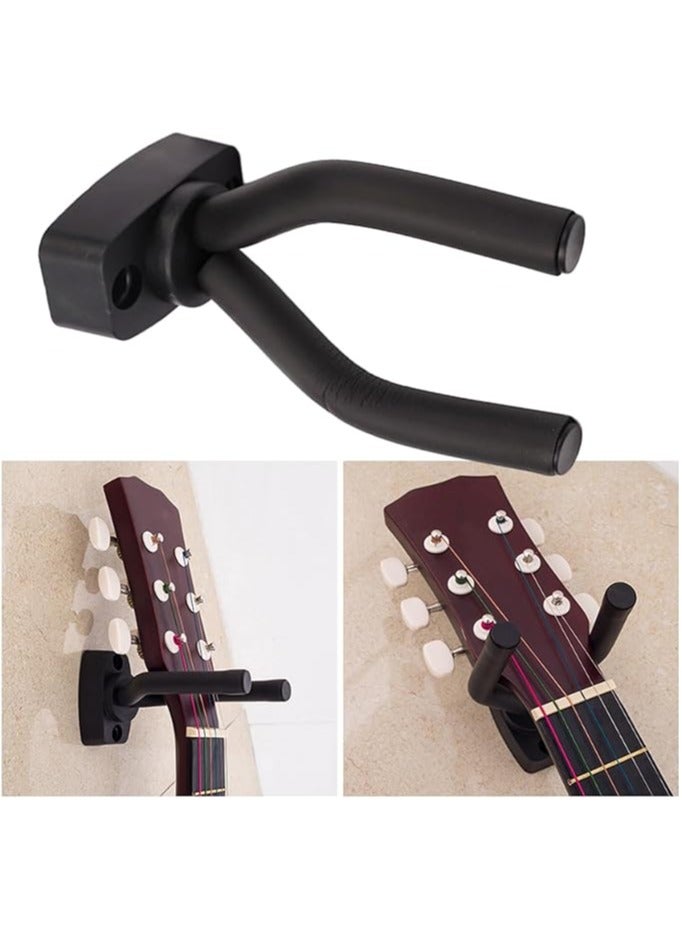 Generic Guitar Wall Mount Hanger Hook, Acoustic Electric Bass Guitar Wall Hook Hanger, Black Metal Holder Hanger, for All Size Guitars  - Image 5
