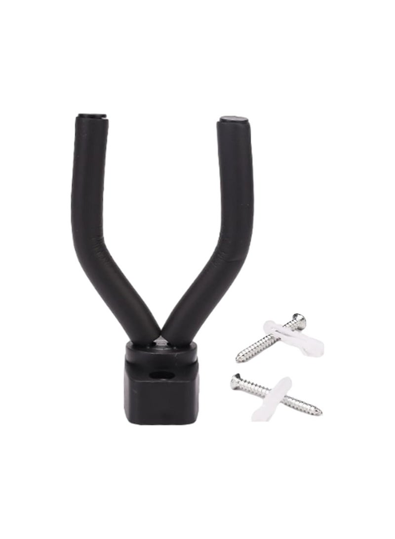 Generic Guitar Wall Mount Hanger Hook, Acoustic Electric Bass Guitar Wall Hook Hanger, Black Metal Holder Hanger, for All Size Guitars  - Image 2