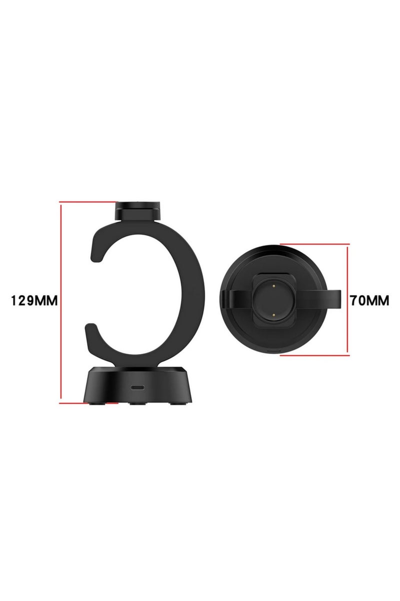 1 قطعة قاعدة شحن لساعة Huami Amazfit BIP6 (A2435) Active2 (A2437) Active2 Square (A2434) الذكية - كابل شحن USB بديل للشواحن - Image 3