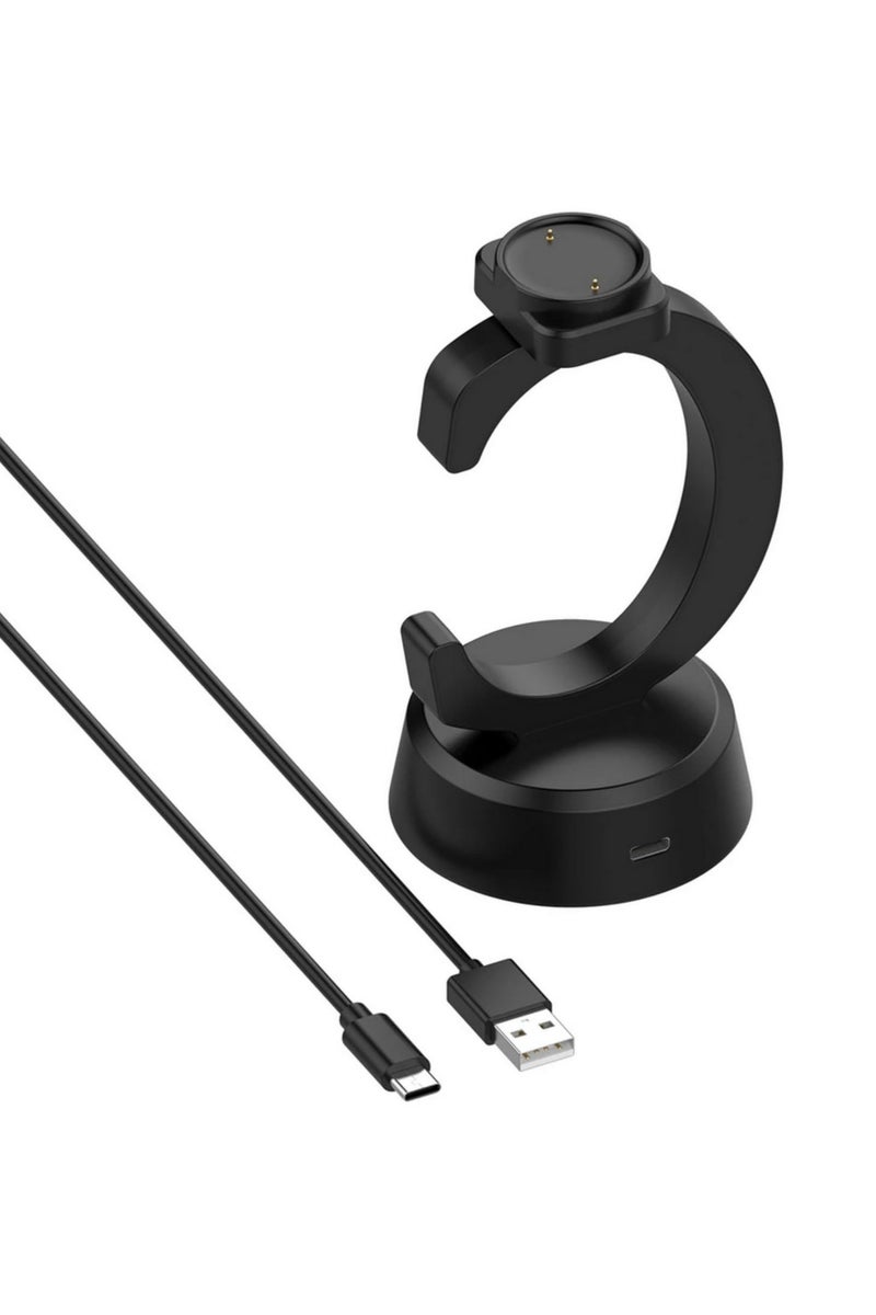 1 قطعة قاعدة شحن لساعة Huami Amazfit BIP6 (A2435) Active2 (A2437) Active2 Square (A2434) الذكية - كابل شحن USB بديل للشواحن - Image 4