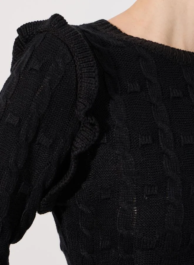 Styli Cable Knit Dress