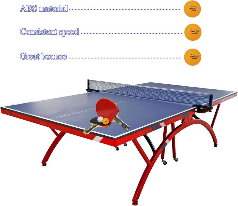 MAPOL 100 Counts 3-Star Orange Practice Ping Pong Balls Advanced Table Tennis Balls - Image 2