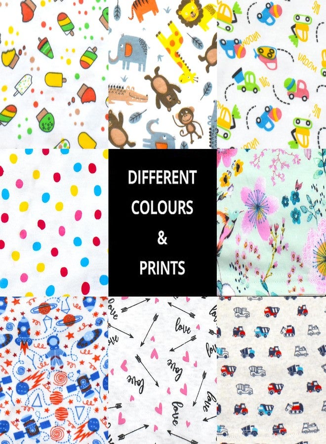 VParents Cotton New Born Baby Boy's & Baby Girls jabla -Multicolour - Pack of 4 (3-6 Months) - Image 5