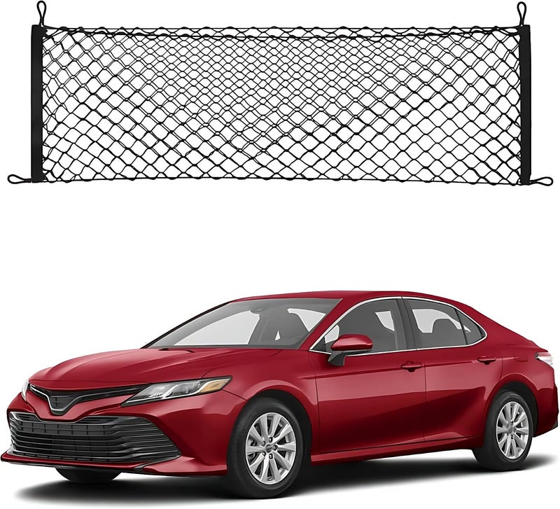 Tailgate Trunk Cargo Net Compatible with 2018 2019 2020 2021 2022 2023 2024 2025 Toyota Camry - Image 1