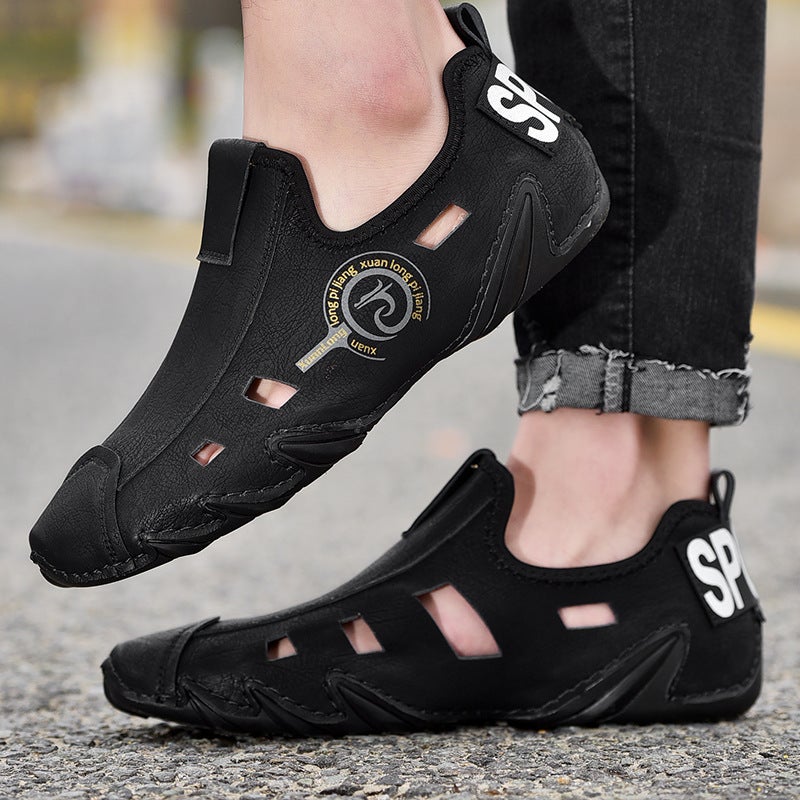 Sandals 2021 Fashion Hollow Feet Men'S Shoes Outdoor Driving Shoes Octopus Bean Shoes Men - Image 3