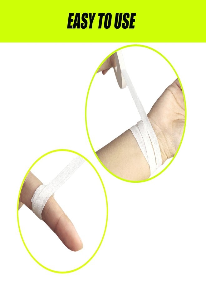 COMOmed شريط لاصق للأصابع من COMOmed، 8 لفات، 0.3 بوصة × 45 قدمًا، شريط رياضي، لا يترك بقايا لاصقة، شريط لاصق للأصابع مناسب لرياضات الجوجيتسو البرازيلية، والتسلق، والكرة الطائرة، والتنس، وتسلق الصخور، والجولف، أبيض - Image 5
