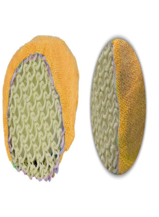 Confidence Combo Shape Bathing Sponge for Shower Dead Skin Sponge Remover for Body (Set Of 2) - Image 4