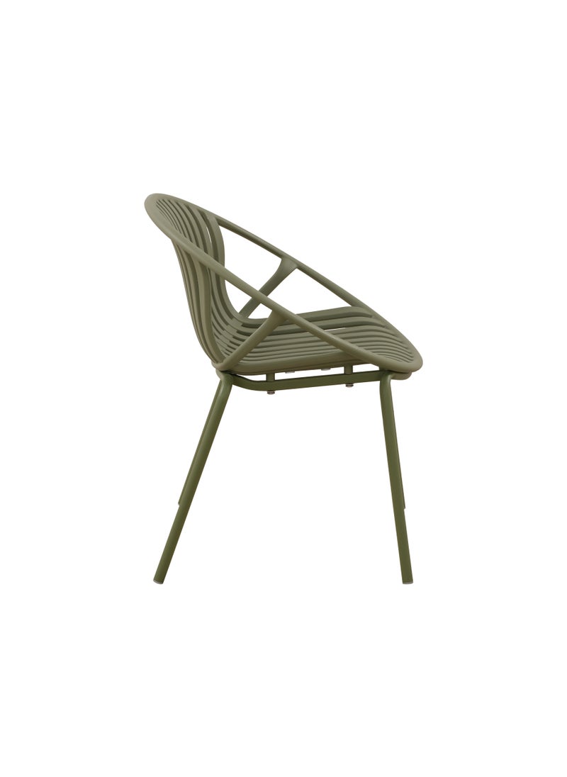 Neo Front Neo Front Pantry Chair Coffee Chair Waiting Area Balcony Chair Clinic Living Room Study Room Event Date Chair Lounge Dining, Coffee PP Meeting Chair UV Rays Protected F859  - Image 3